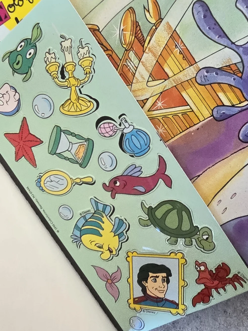 Colorforms Book: 101 Dalmatians  Little Mermaid And Mickey-